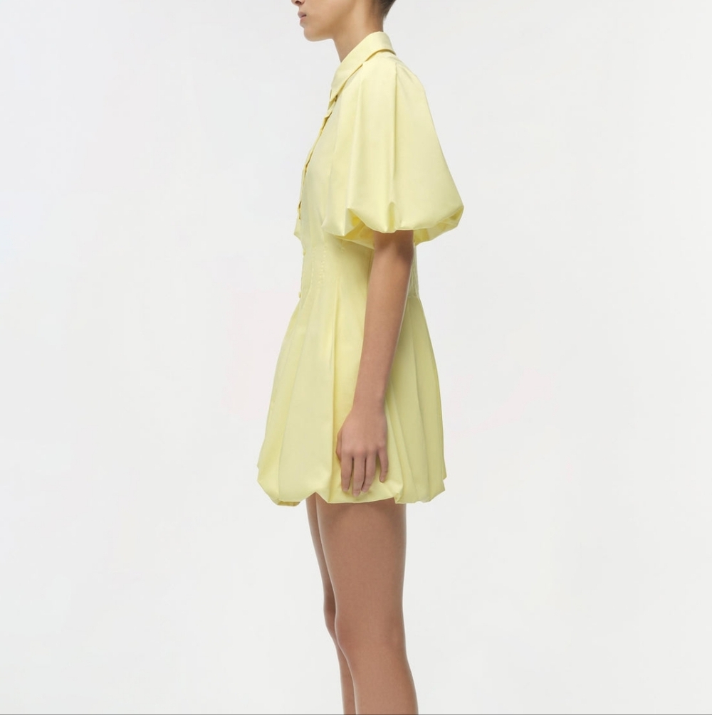 SIMKHAI Cleo Cotton Mini Dress - Picture 3 of 11